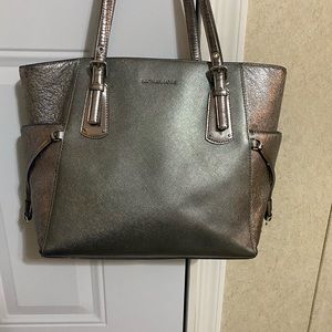 Silver Michael Kors purse